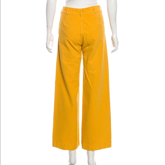 SOLD Jesse Kamm Yellow Sailor Pants - Picture 4 of 8